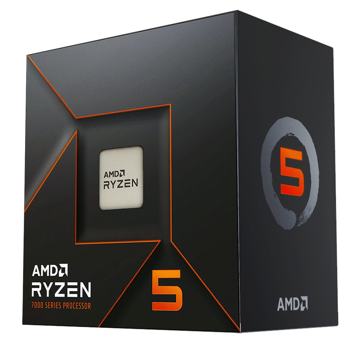 AMD Ryzen 5 7600, 6C/12T, 3.80-5.10GHz, boxed ink. CPU-Kühler