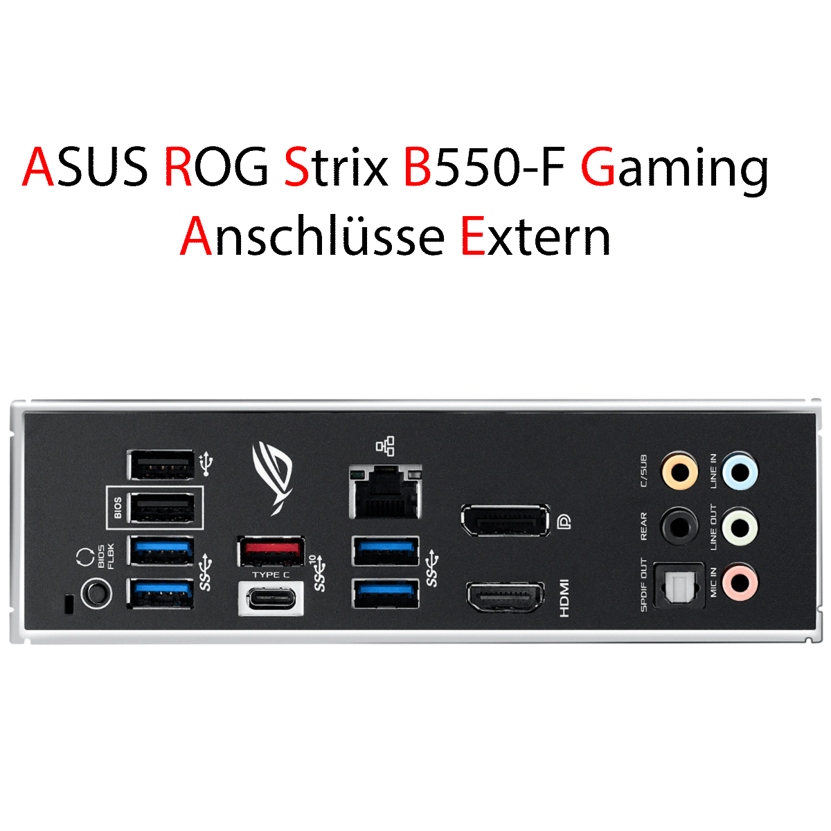 ASUS ROG Strix B550-F Gaming Sockel AM4 ATX Mainboard 