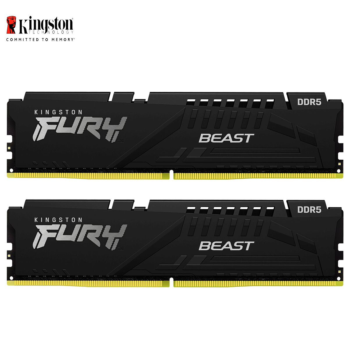 32GB Kingston FURY™ Beast DDR5 Speicher 5200MHz CL40 (2x 16GB) Dual Kit of 2