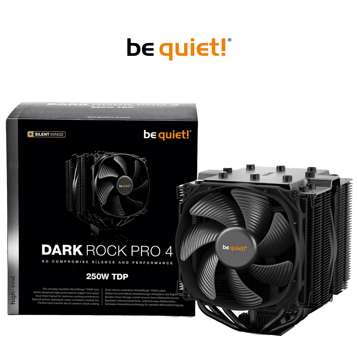 be quiet! Dark Rock Pro 4 CPU Tower Kühler